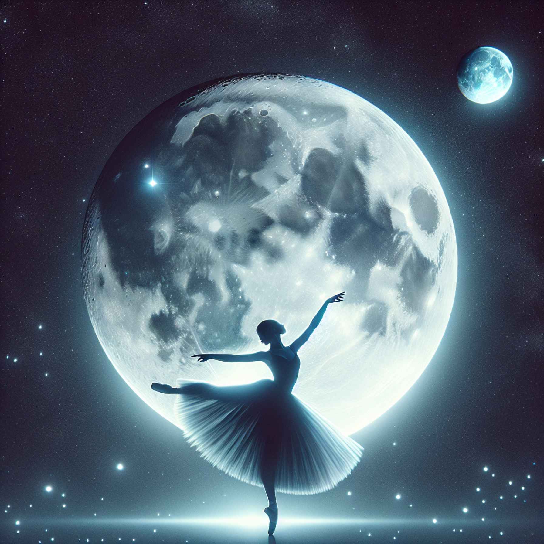 Celestial Ballet: The Moon Dances with Distant Spica in Early May Skies